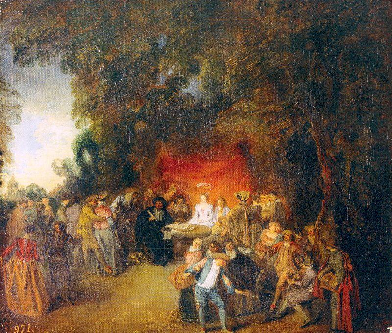 The Marriage Contract, WATTEAU, Antoine